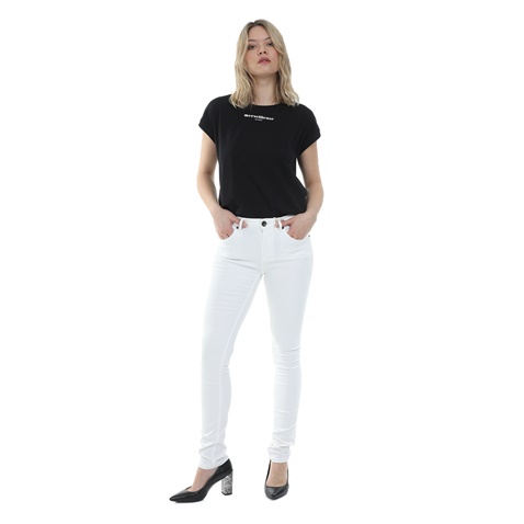 GARCIA JEANS-Γυναικείο jean παντελόνι GARCIA JEANS Rachelle-Slim λευκό