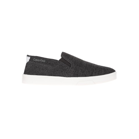 CALVIN KLEIN JEANS-Γυναικεία slip-on παπούτσια CALVIN KLEIN JEANS γκρι         