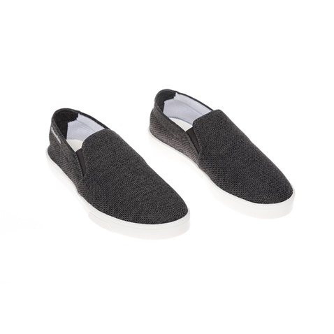 CALVIN KLEIN JEANS-Γυναικεία slip-on παπούτσια CALVIN KLEIN JEANS γκρι         