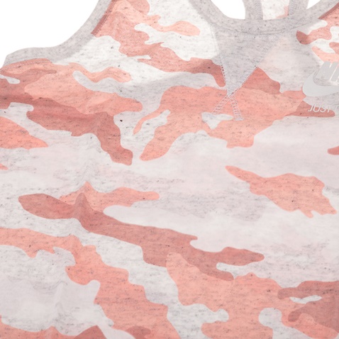 NIKE-Κοριτσίστικο αθλητικό τοπ NIKE G TANK NSW VNTG CAMO  πορτοκαλί