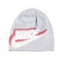 NIKE-Παιδικός σκούφος ΝΙΚΕ BEANIE REVERSIBLE γκρι-κόκκινο