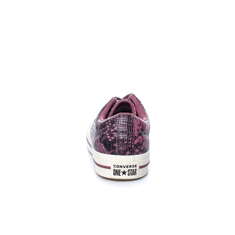 CONVERSE-Unisex sneakers CONVERSE One Star κόκκινα-μαύρα