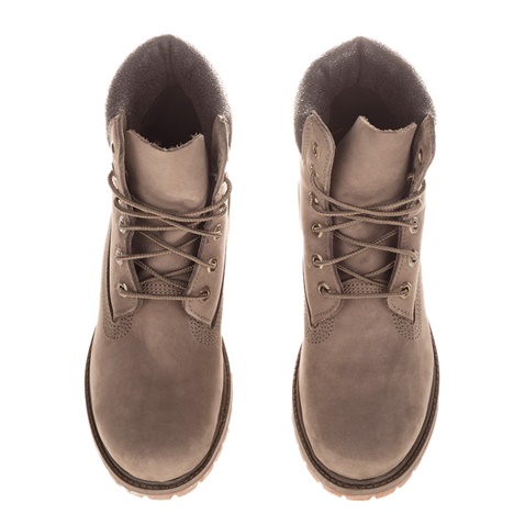 TIMBERLAND-Γυναικεία μποτάκια TIMBERLAND 6 INCH PREMIUM BOOT καφέ