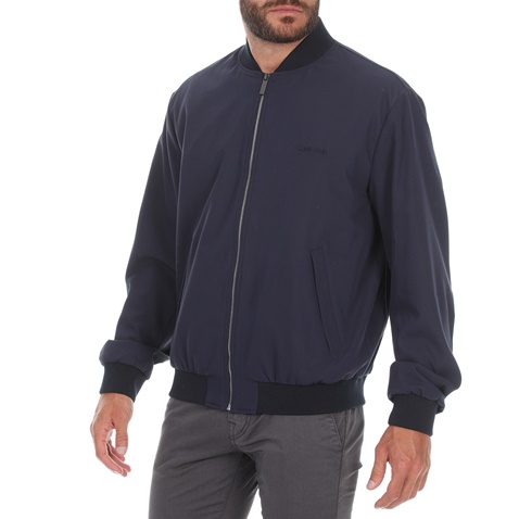 CK-Ανδρικό bomber jacket CK μπλε