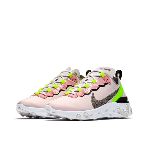 NIKE-Γυναικείο παπούτσια W NIKE REACT ELEMENT 55 PRM ροζ