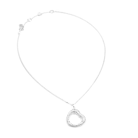 LINKS OF LONDON-Γυναικείο ασημένιο κολιέ LINKS OF LONDON LOVE NOTE WHITE SAPPHIRE