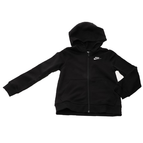 NIKE-Παιδική φούτερ ζακέτα Nike NSW HOODIE FZ CLUB μαύρη