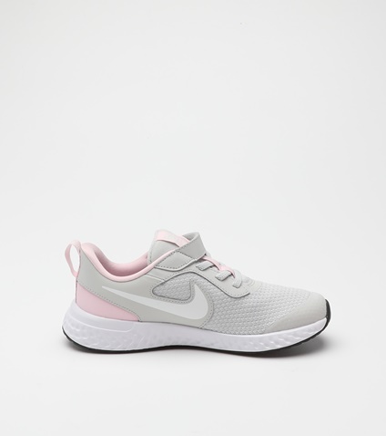 NIKE-Παιδικά αθλητικά παπούτσια NIKE BQ5672 REVOLUTION 5 (PSV) γκρι ροζ