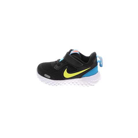 NIKE-Βρεφικά παπούτσια NIKE REVOLUTION 5 (TDV) μαύρα-κίτρινα