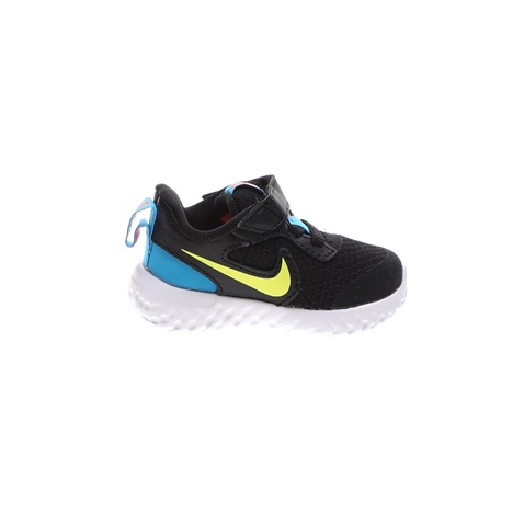 NIKE-Βρεφικά παπούτσια NIKE REVOLUTION 5 (TDV) μαύρα-κίτρινα