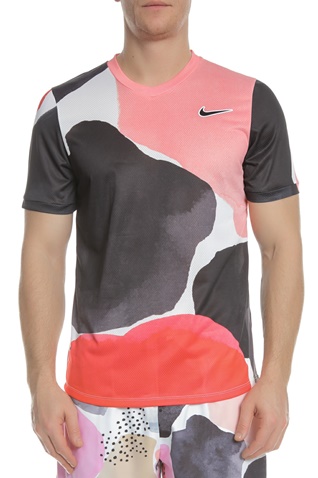 NIKE-Ανδρική μπλούζα τένις NIKE NKCT CHLLNGR TOP SS MB NT2 με μοτίβο