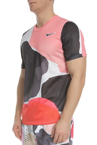 NIKE-Ανδρική μπλούζα τένις NIKE NKCT CHLLNGR TOP SS MB NT2 με μοτίβο