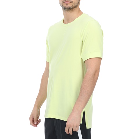 NIKE-Ανδρική μπλούζα NIKE DF TOP SS YOGA κίτρινη