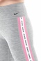 NIKE-Γυναικείο κολάν NIKE ONE TGHT CROP NOVELTY γκρι ροζ