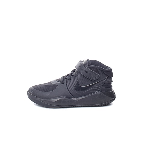 NIKE-Παιδικά παπούτσια basketball NIKE TEAM HUSTLE D 9 FLYEASE (PS) μαύρα