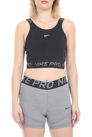 NIKE-Γυναικείο μπουστάκι NIKE CLN CROP TANK μαύρο