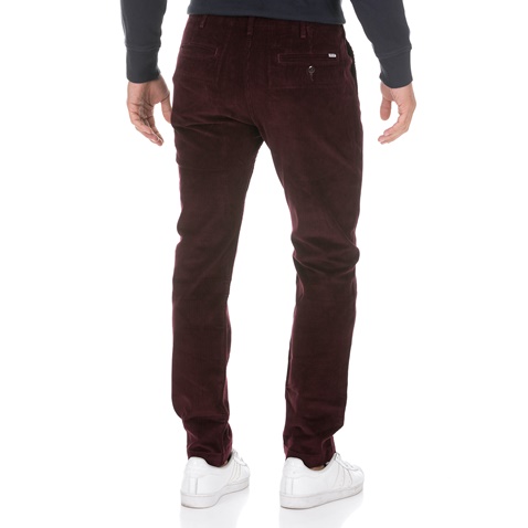 LEVI'S-Ανδρικό παντελόνι LEVI'S TRUE CHINO MULLED WINE 8W μπορντό