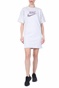 NIKE-Γυναικείο mini φόρεμα NIKE NSW DRESS FT M2Z γκρι