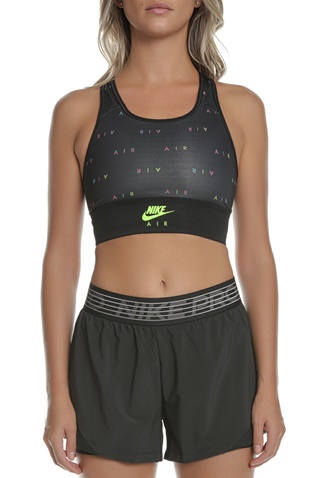 NIKE-Γυναικείος αθλητικός στηθόδεσμος NIKE SWOOSH AIR BRA ανθρακί