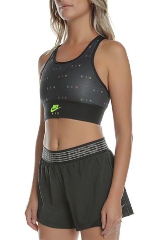 NIKE-Γυναικείος αθλητικός στηθόδεσμος NIKE SWOOSH AIR BRA ανθρακί