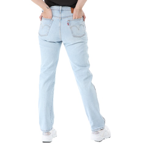 LEVI'S-Γυναικείο cropped jean παντελόνι LEVI'S 501 CROP DIBS μπλε