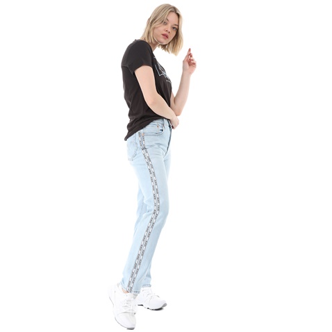 LEVI'S-Γυναικείο cropped jean παντελόνι LEVI'S 501 CROP DIBS μπλε