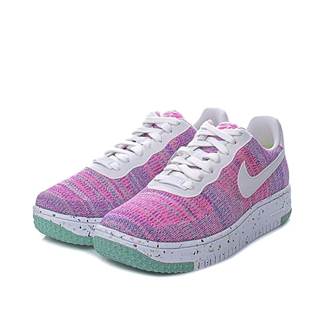 NIKE-Γυναικεία sneakers παπούτσια NIKE AF1 CRATER FLYKNIT ροζ