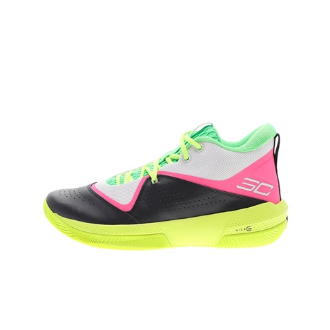 UNDER ARMOUR-Unisex παπούτσια basketball UNDER ARMOUR SC 3ZER0 IV μαύρα ροζ