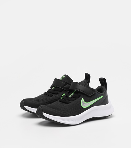 NIKE-Παιδικά παπούτσια NIKE STAR RUNNER 3 (PSV) DA2777 μαύρα πράσινα