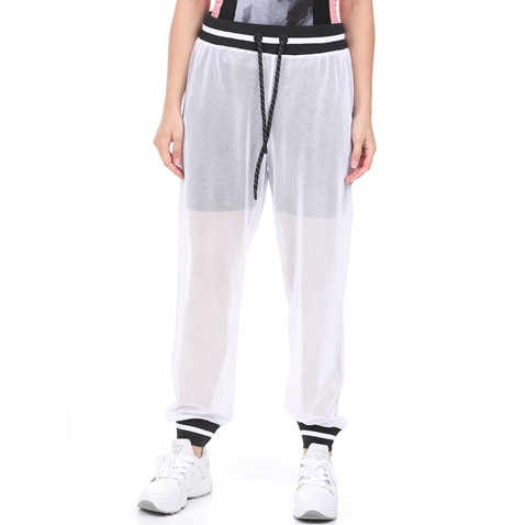 BODYTALK-Γυναικείο παντελόνι φόρμας BODYTALK LOOSE JOGGER λευκό μαύρο