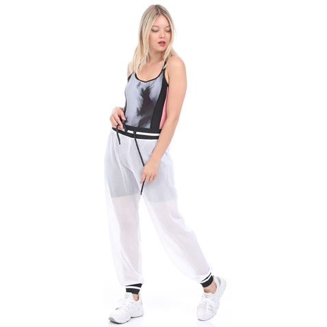 BODYTALK-Γυναικείο παντελόνι φόρμας BODYTALK LOOSE JOGGER λευκό μαύρο