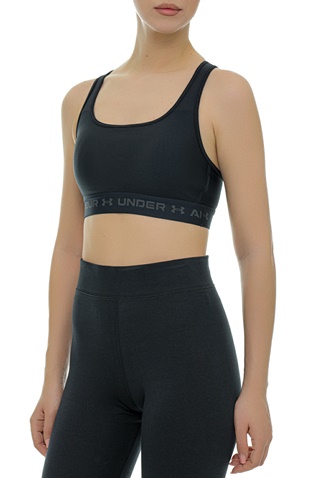 UNDER ARMOUR-Γυναικείο μπουστάκι UNDER ARMOUR 1361034 UA Crossback Mid Bra μαύρο