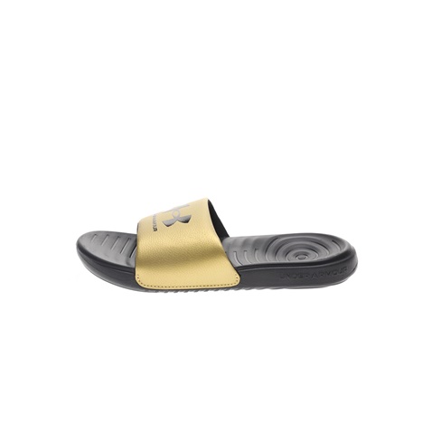 UNDER ARMOUR-Γυναικεία slides UNDER ARMOUR W Ansa Fix SL χρυσά μαύρα