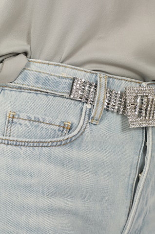 GUESS-Γυναικείο jean παντελόνι GUESS LINCOLN ROAD RG DENIM μπλε ανοιχτό