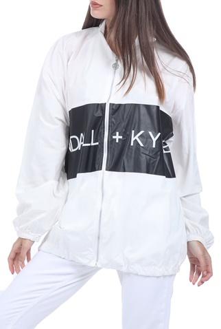 KENDALL + KYLIE-Γυναικείο jacket KENDALL + KYLIE λευκό