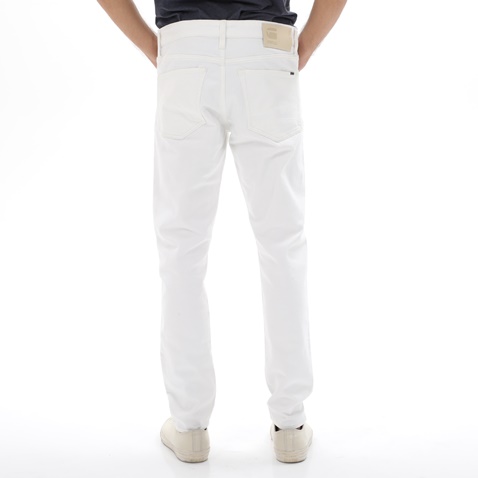 G-STAR RAW-Ανδρικό jean παντελόνι G-STAR RAW  51001.C669 3301 Slim λευκό