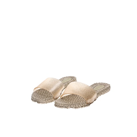 ILSE JACOBSEN-Γυναικεία slides ILSE JACOBSEN CHERFUL SLIP-ON χρυσά