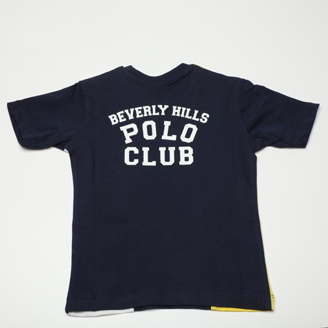 BEVERLY HILLS POLO CLUB-Παιδικό t-shirt BEVERLY HILLS POLO CLUB BHJ.1S1.042.009 μπλε ναυτικό