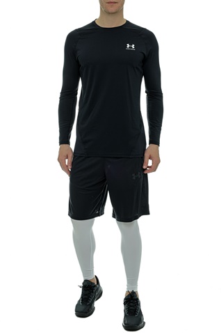 UNDER ARMOUR-Ανδρικό αθλητικό κολάν UNDER ARMOUR 1361586 UA HG λευκό