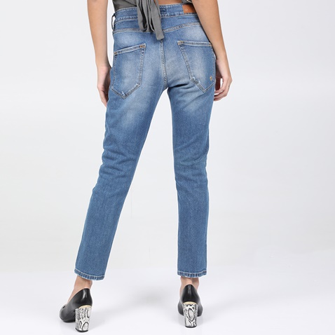 STAFF JEANS-Γυναικείο jean παντελόνι STAFF JEANS MINA μπλε