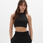 KENDALL+KYLIE-Γυναικείο top KENDALL+KYLIE KKW.1W1.016.016 ACTIVE HIGH CUT μαύρο