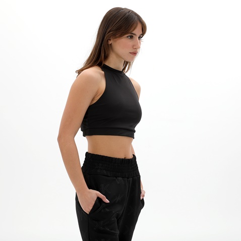 KENDALL+KYLIE-Γυναικείο top KENDALL+KYLIE KKW.1W1.016.016 ACTIVE HIGH CUT μαύρο