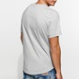 EDWARD JEANS-Ανδρικό t-shirt EDWARD JEANS JEANER γκρι μελανζέ