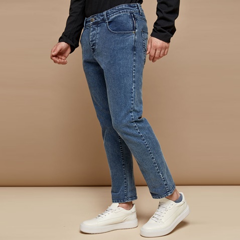 EDWARD JEANS-Ανδρικό jean παντελόνι EDWARD JEANS CARLOW-JT μπλε