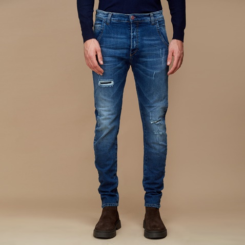 EDWARD JEANS-Ανδρικό jean παντελόνι EDWARD JEANS VOLTERO-W21 μπλε