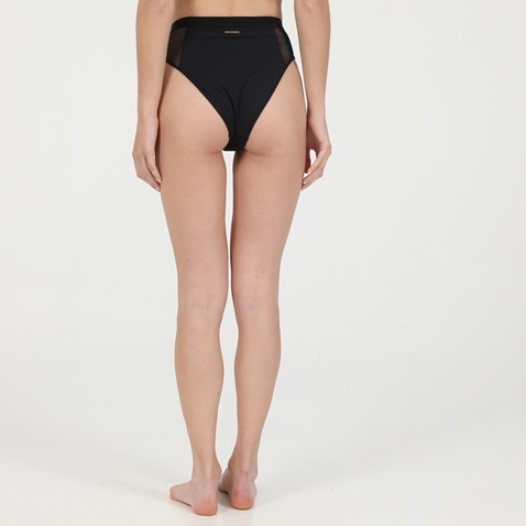 STELLA MCCARTNEY-Γυναικείο μαγιό μπικίνι slip STELLA MCCARTNEY S7B2C0760 HIGH WAIST μαύρο