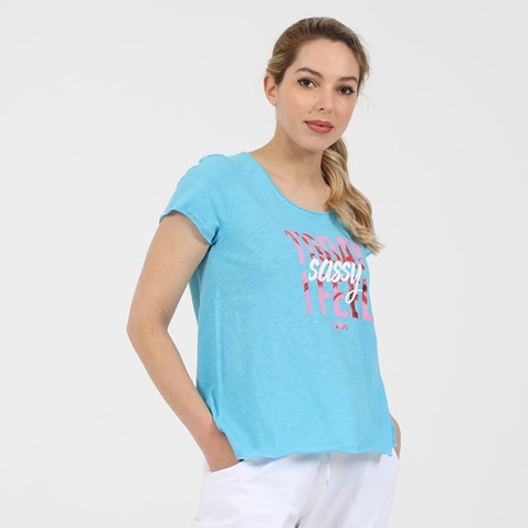 BODYTALK-Γυναικείο t-shirt BODYTALK γαλάζιο