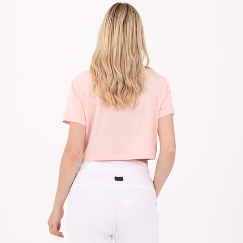 BODYTALK-Γυναικείο cropped t-shirt BODYTALK ροζ