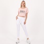 BODYTALK-Γυναικείο cropped t-shirt BODYTALK ροζ