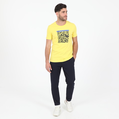 BODYTALK-Ανδρικό t-shirt BODYTALK κίτρινο